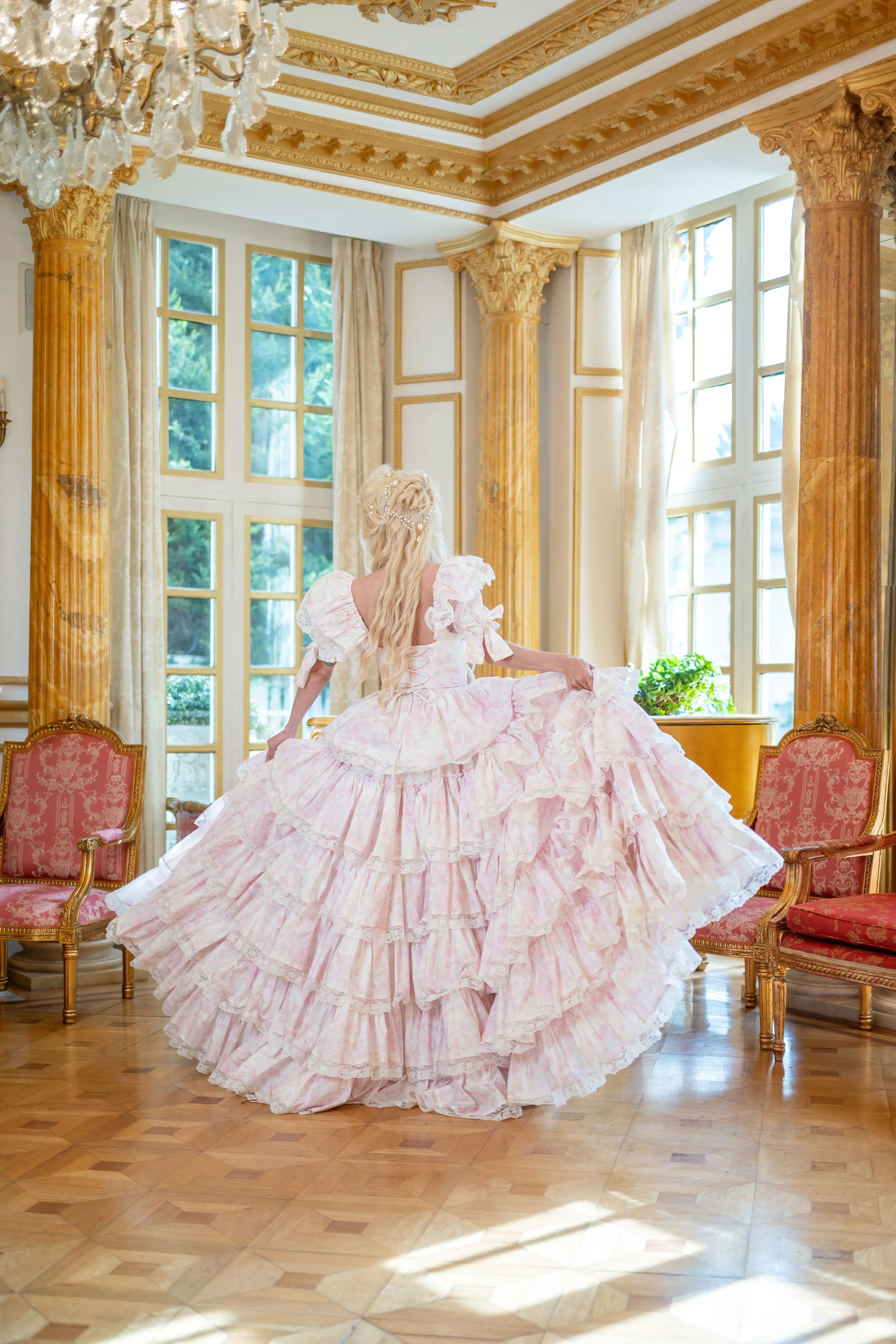 Chantilly Rose Debutante Gown - Image 10