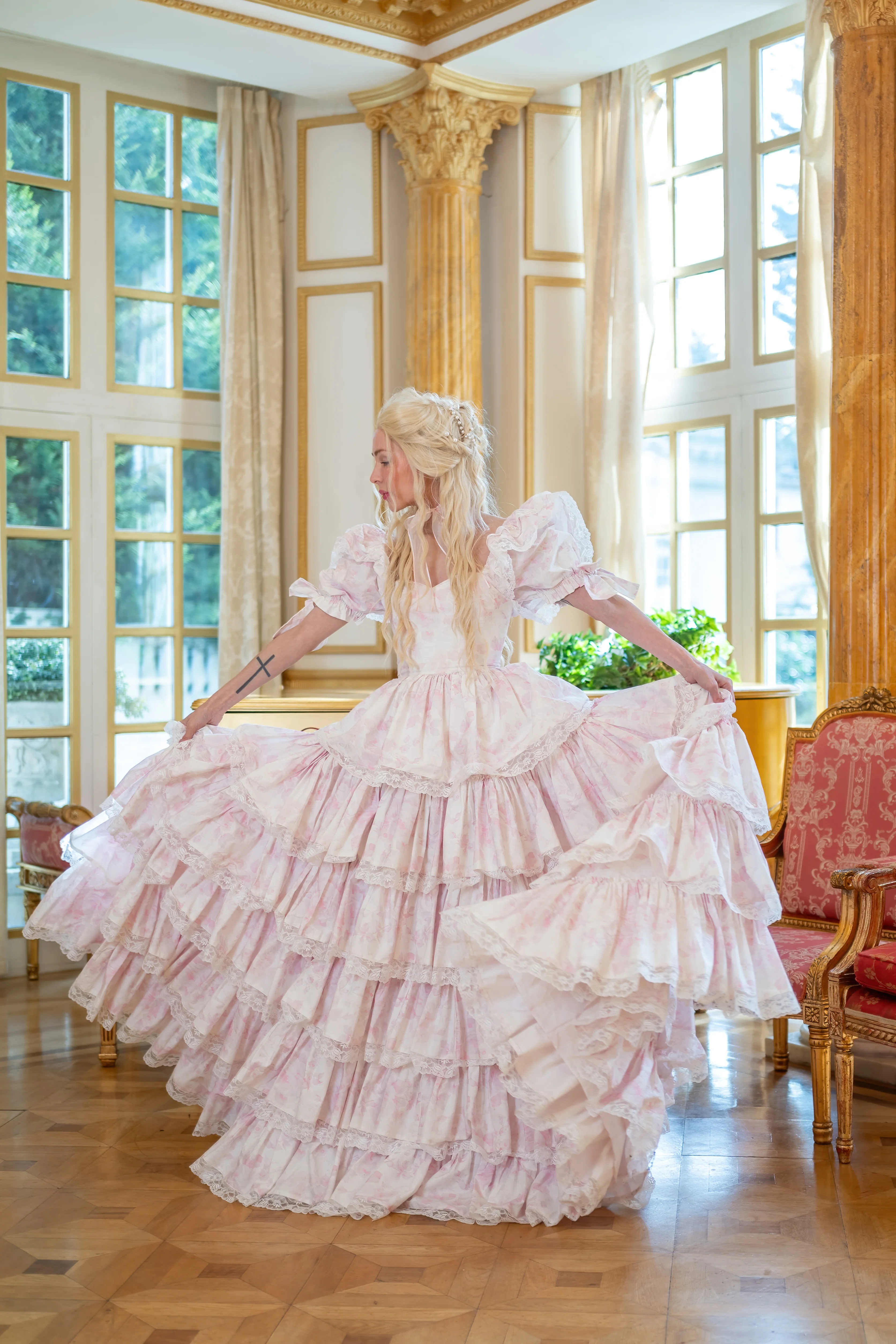 Chantilly Rose Debutante Gown - Image 17