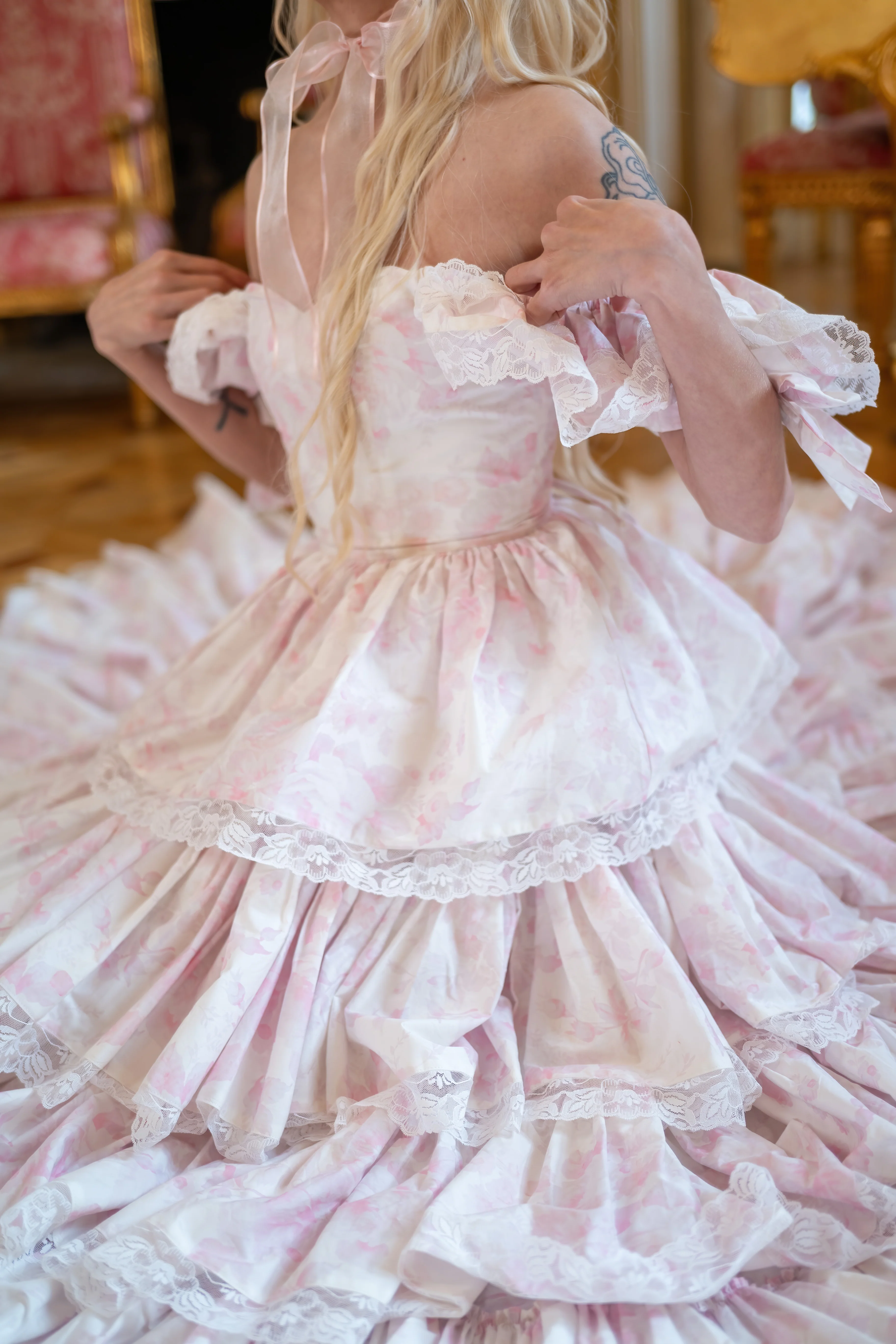 Chantilly Rose Debutante Gown - Image 21