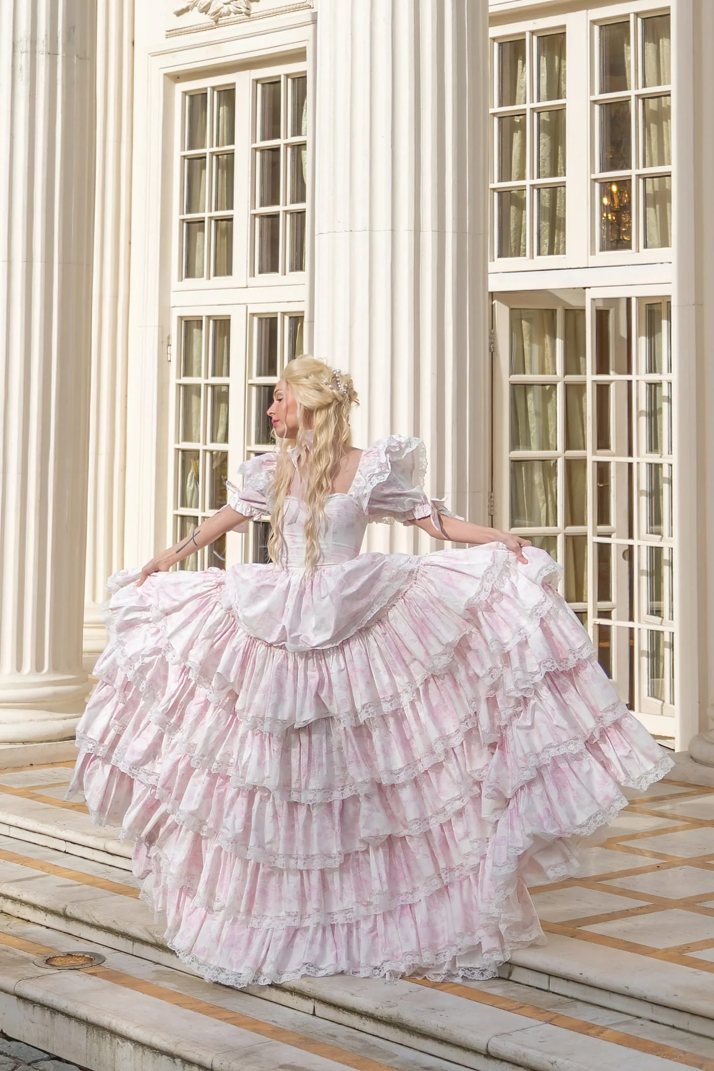 Chantilly Rose Debutante Gown - Image 24