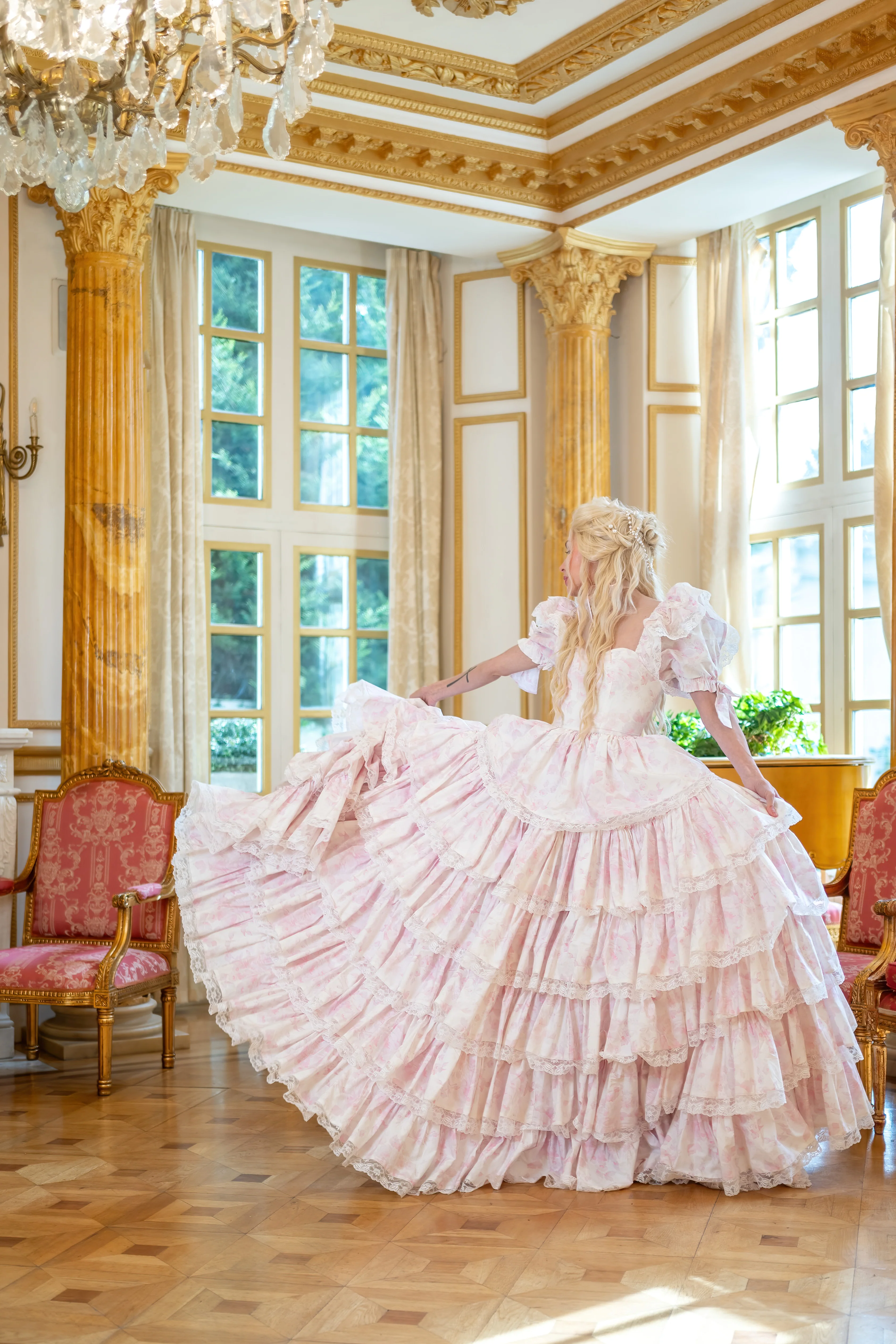 Chantilly Rose Debutante Gown - Image 26