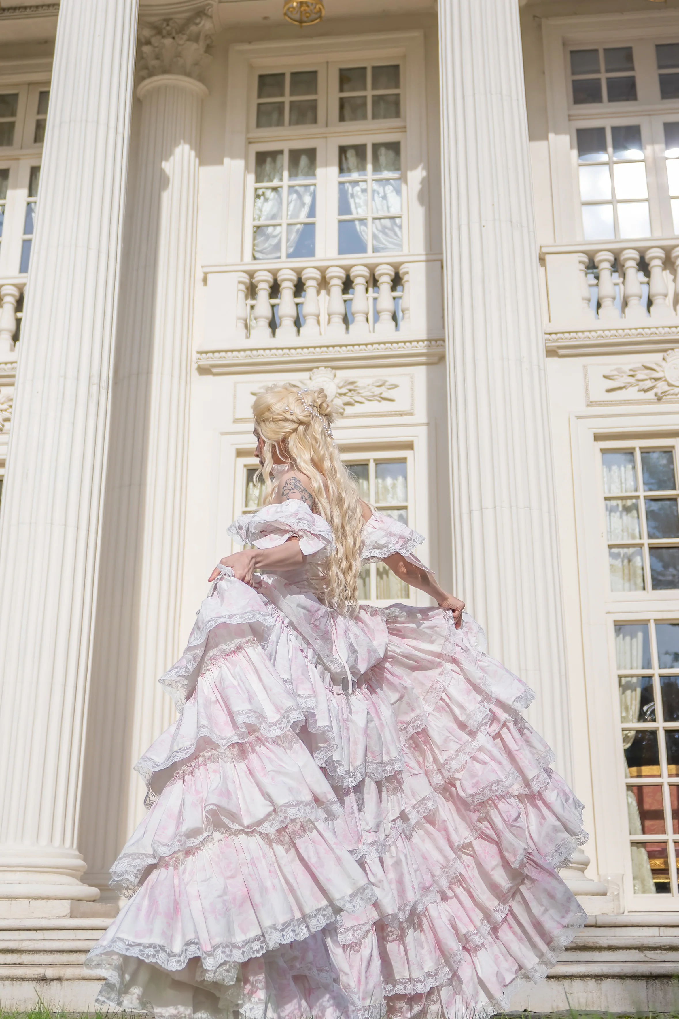 Chantilly Rose Debutante Gown - Image 28