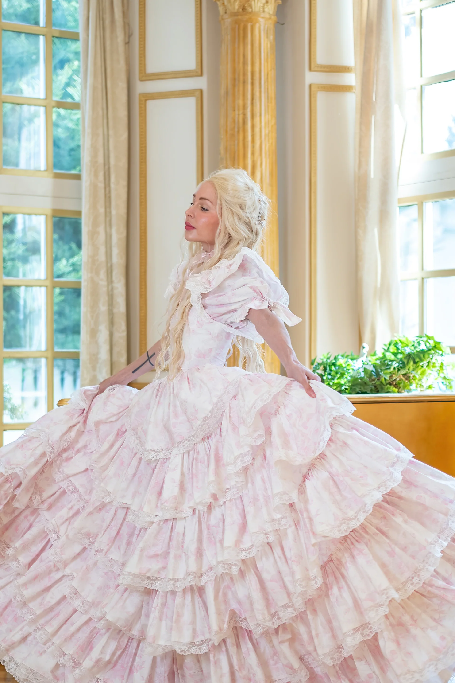 Chantilly Rose Debutante Gown - Image 29