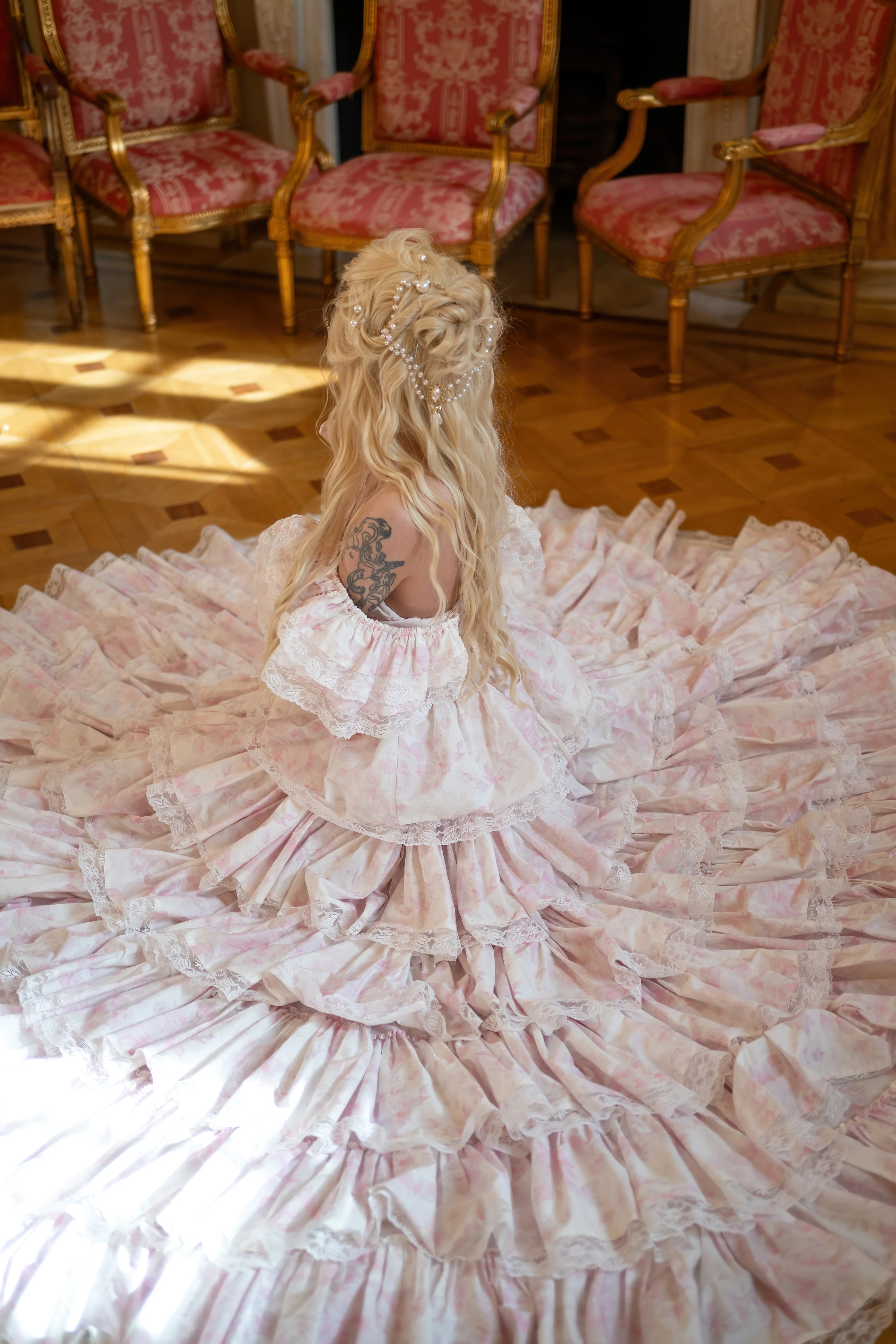 Chantilly Rose Debutante Gown - Image 3