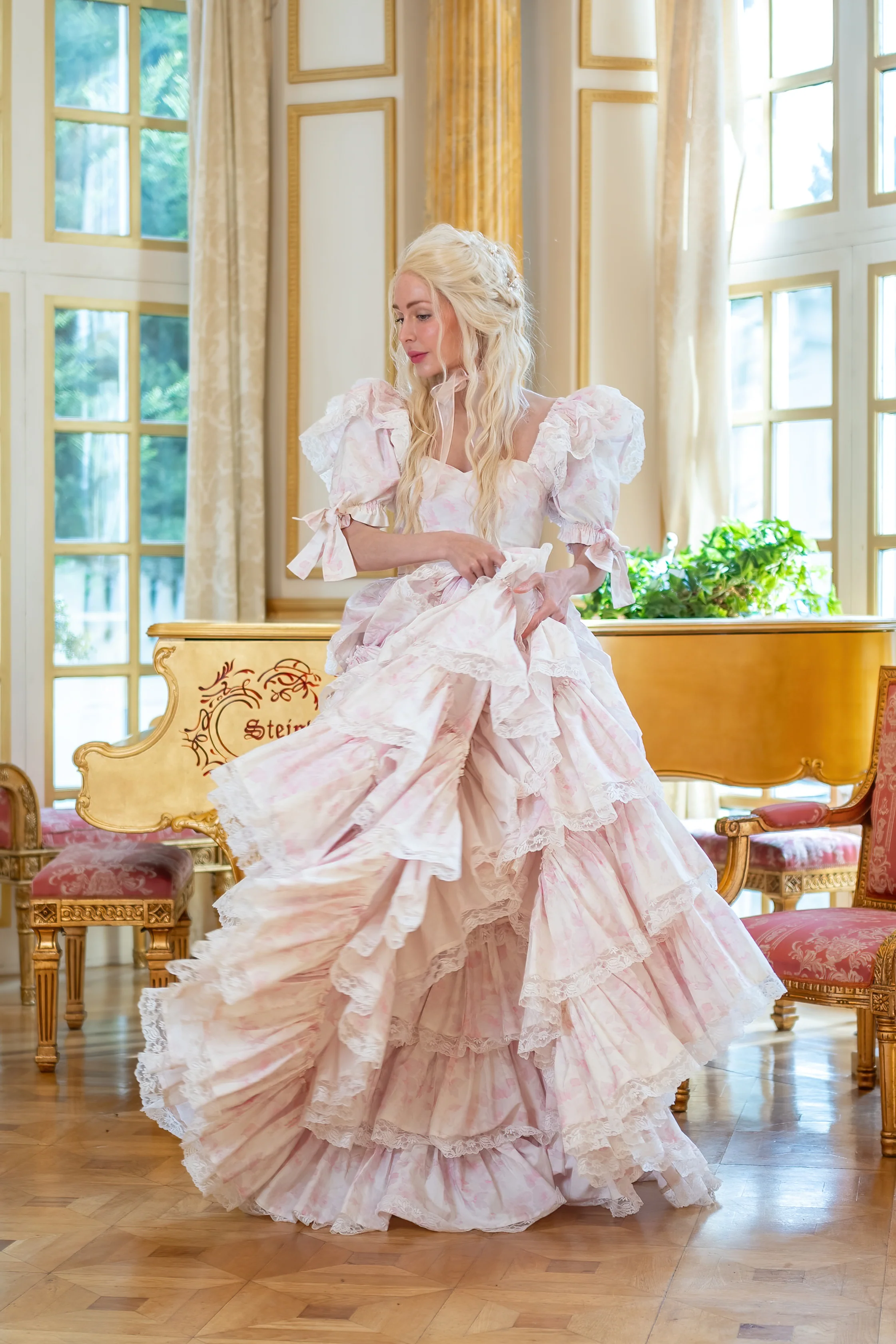 Chantilly Rose Debutante Gown - Image 5