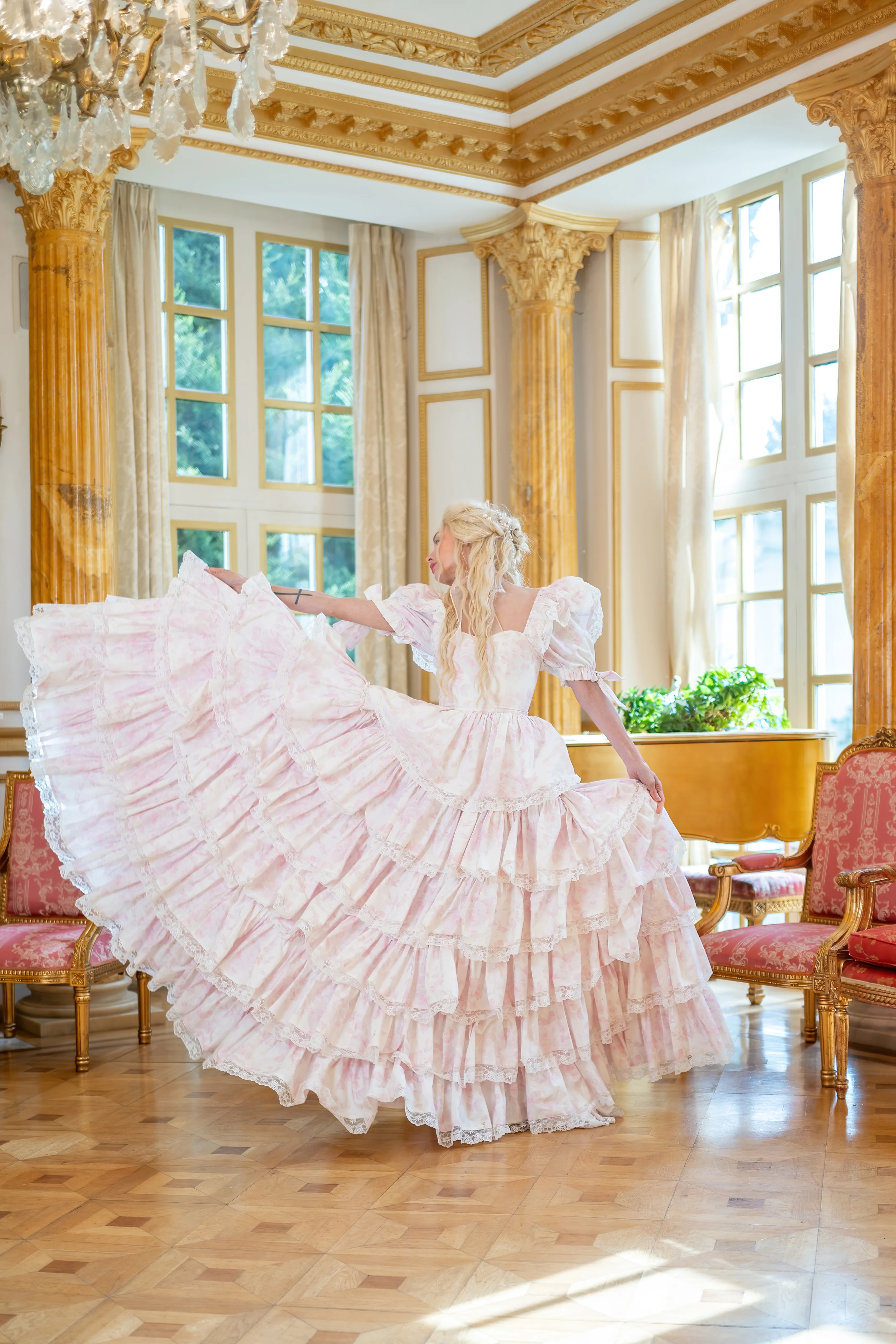 Chantilly Rose Debutante Gown - Image 7