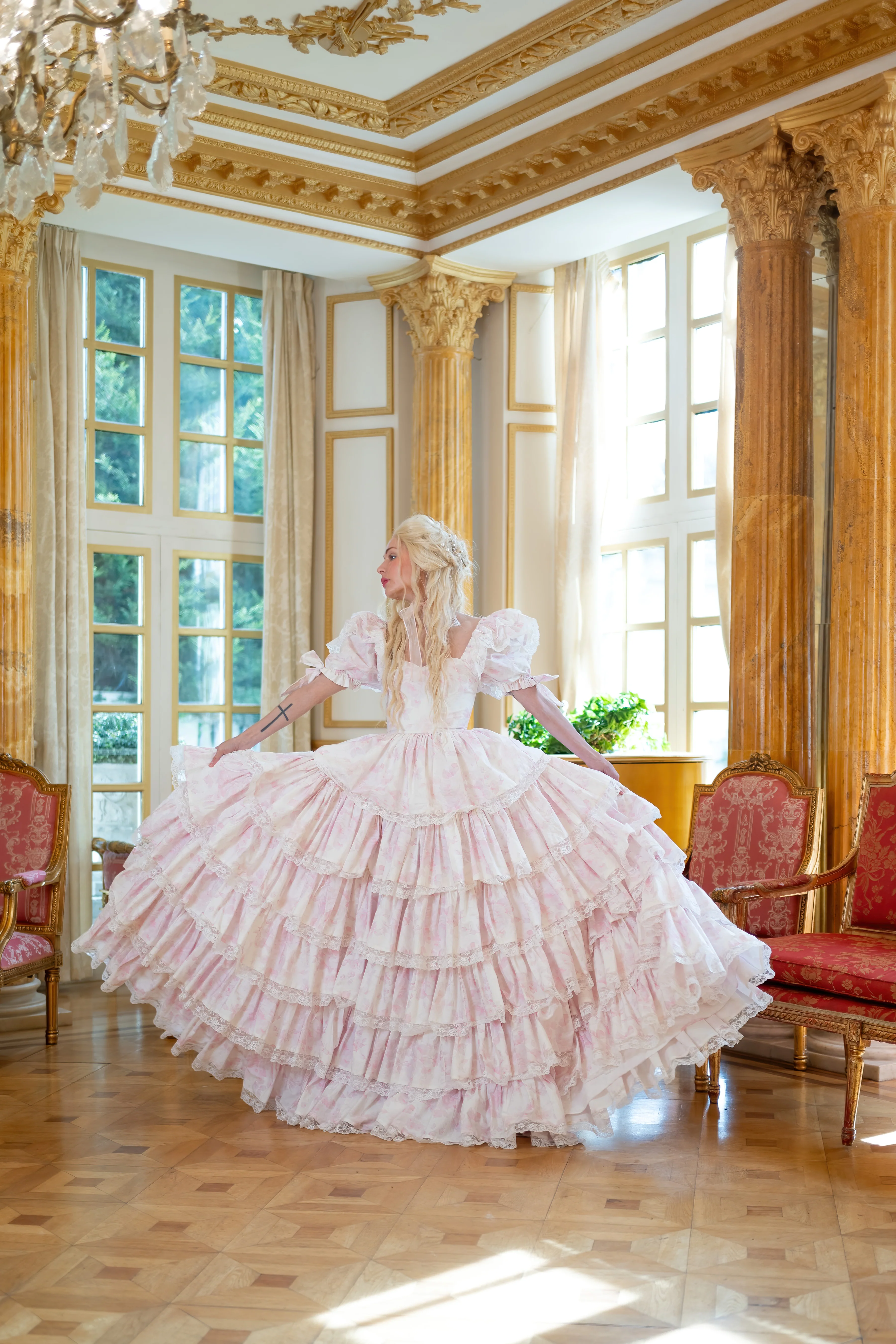 Chantilly Rose Debutante Gown - Image 8