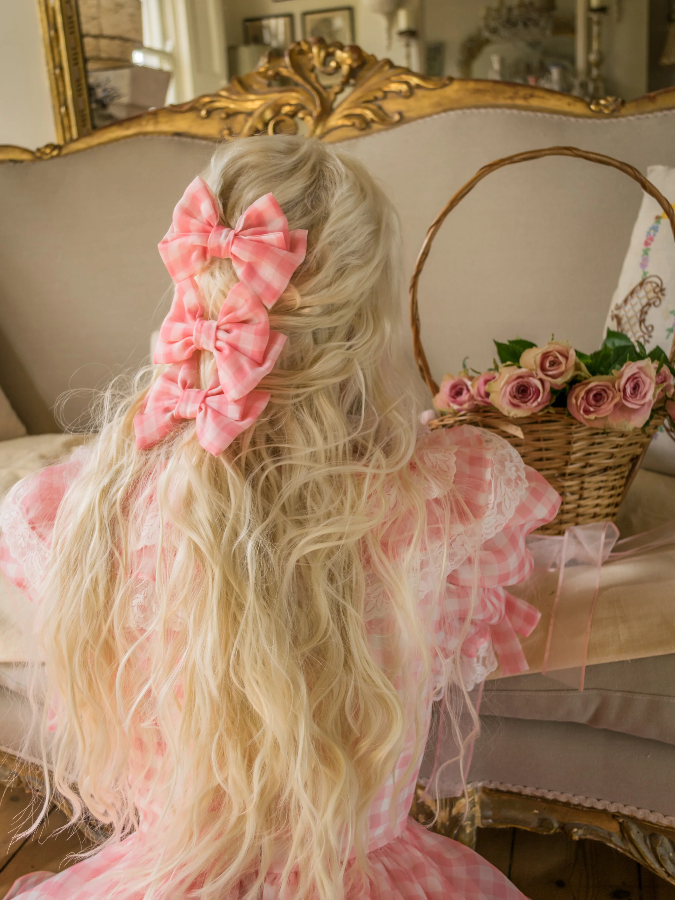Cotton Candy Dolly Bow - Image 3