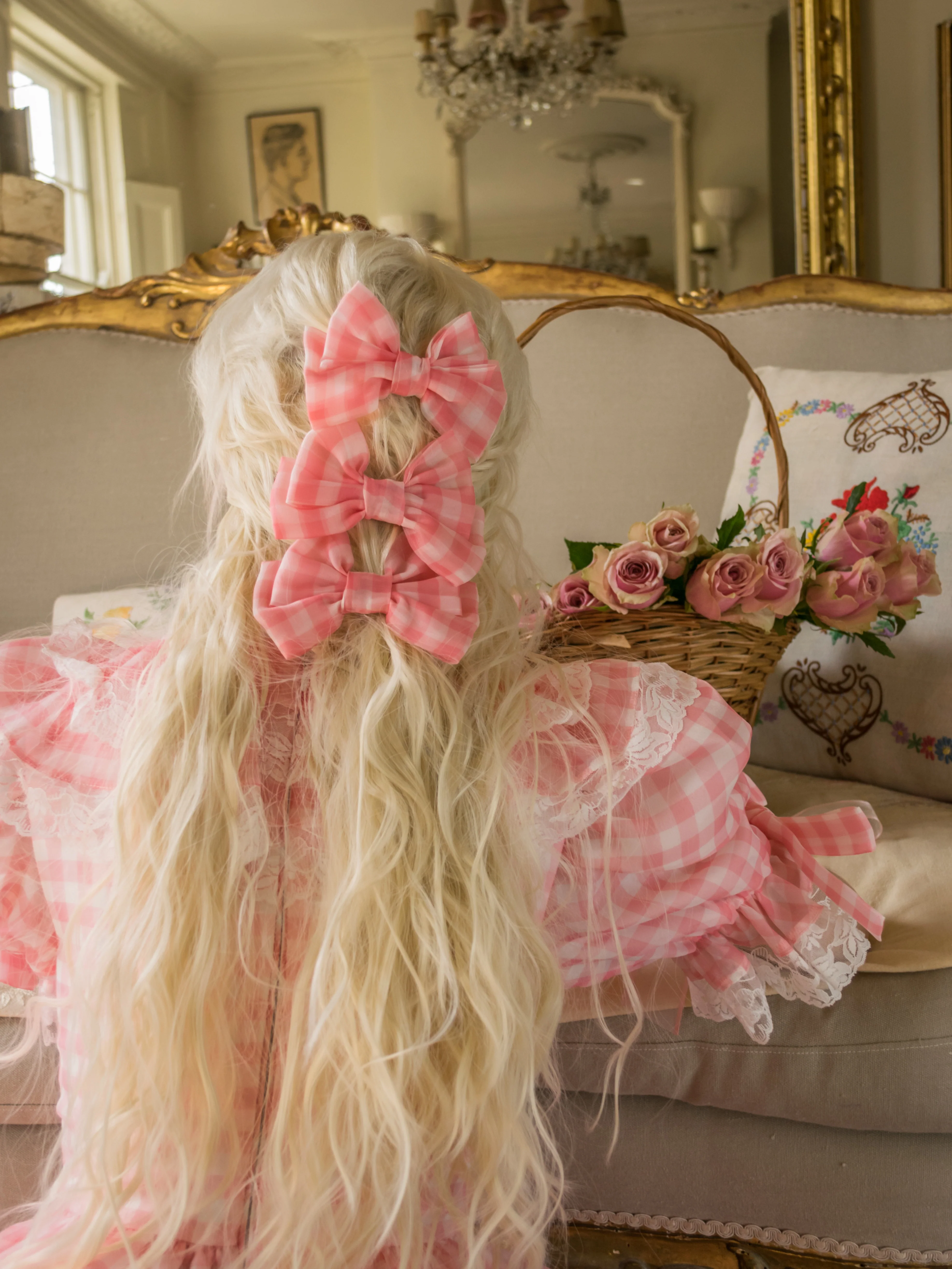 Cotton Candy Dolly Bow - Image 5