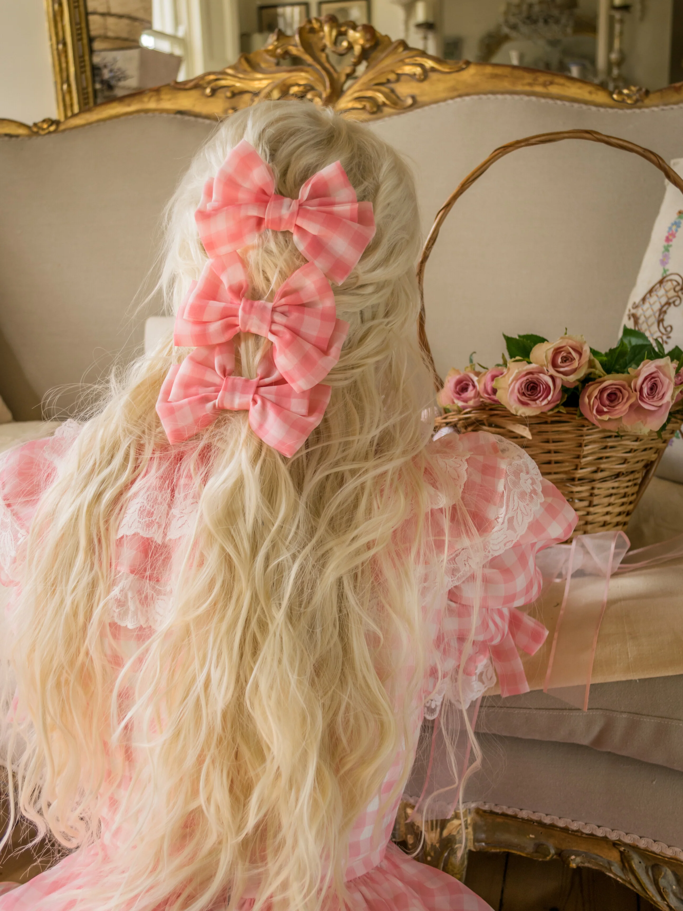 Cotton Candy Dolly Bow - Image 6
