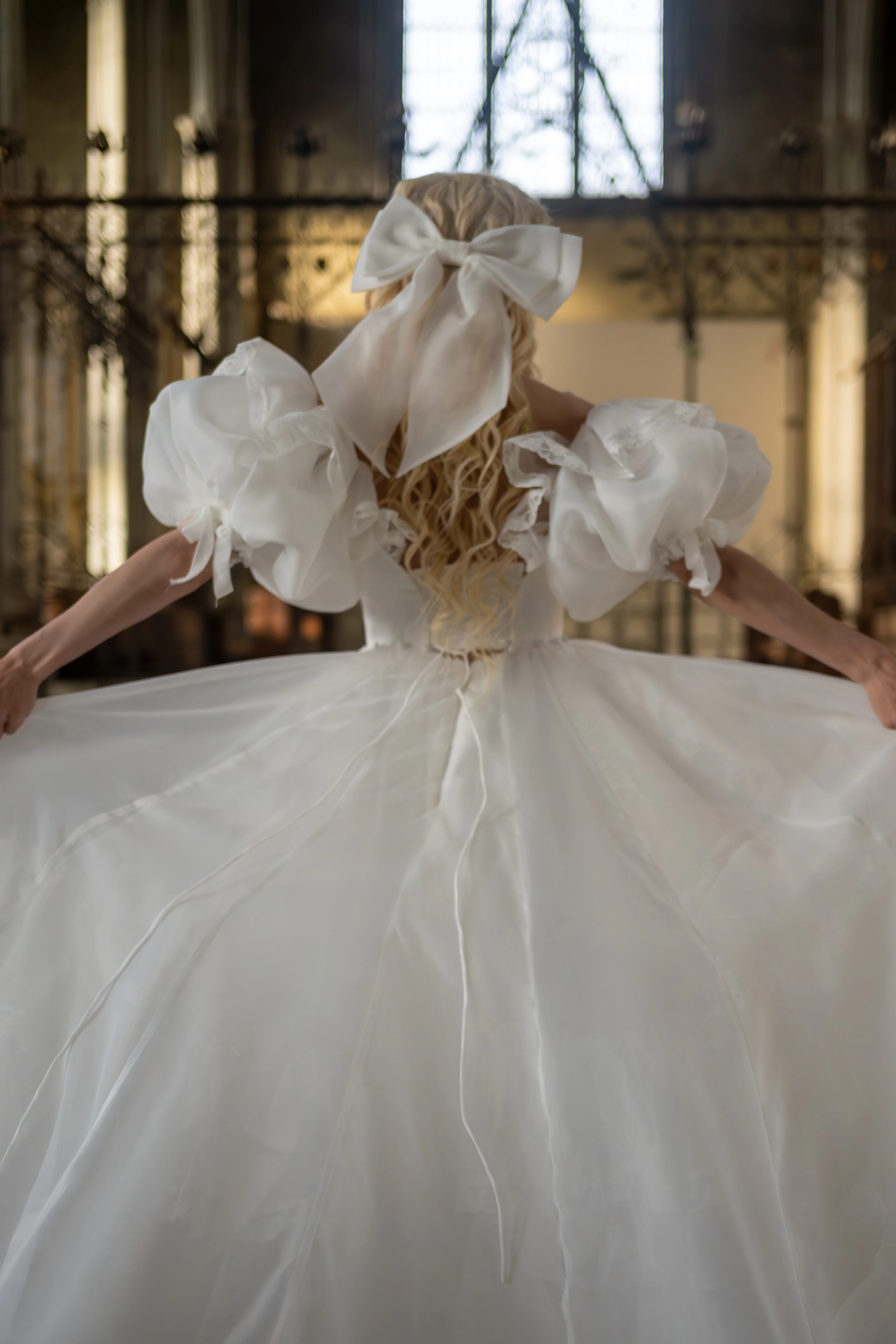 Créme Chantilly Ingénue Gown - Image 19