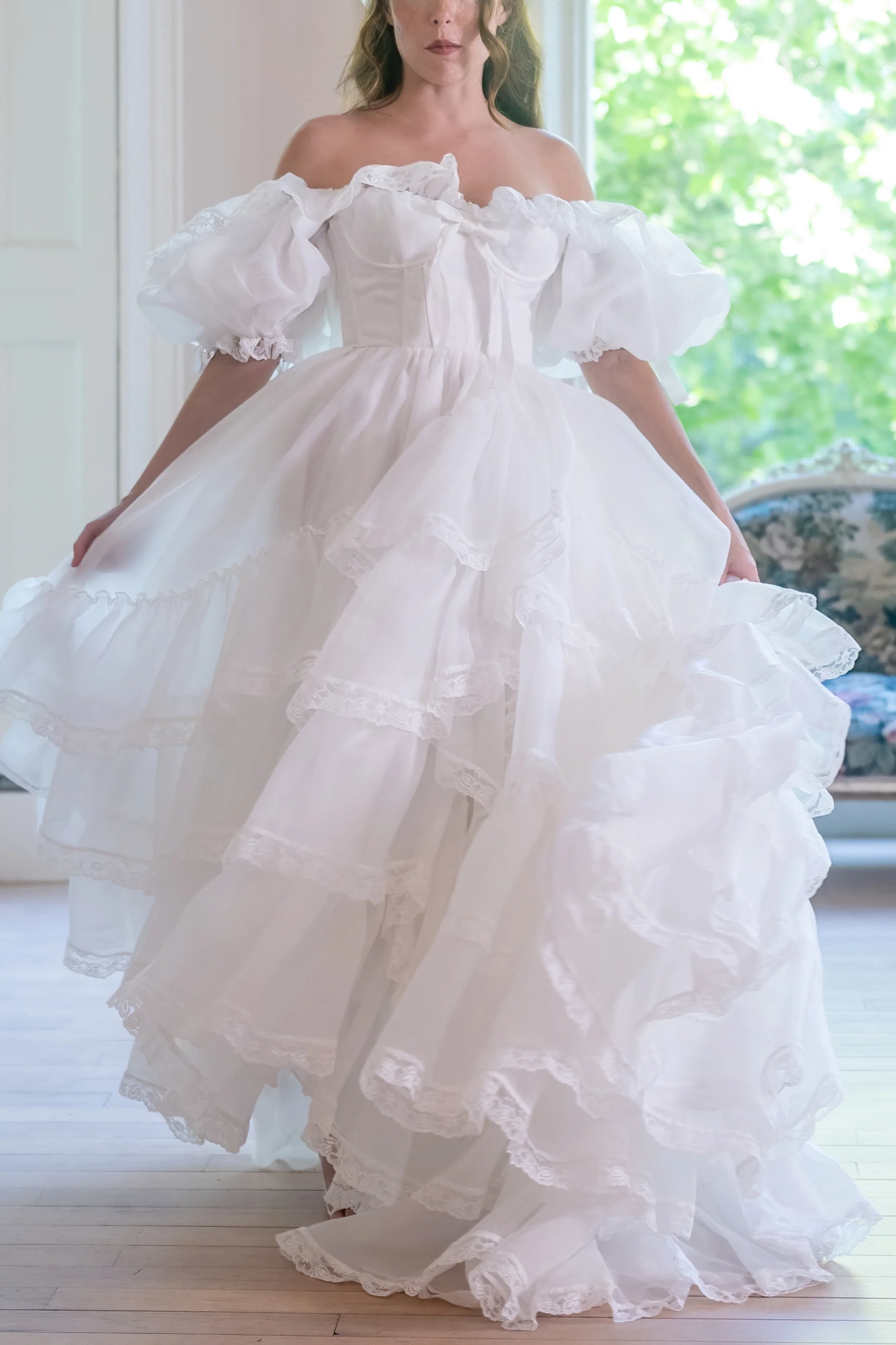 Créme Chantilly Ingénue Gown - Image 23