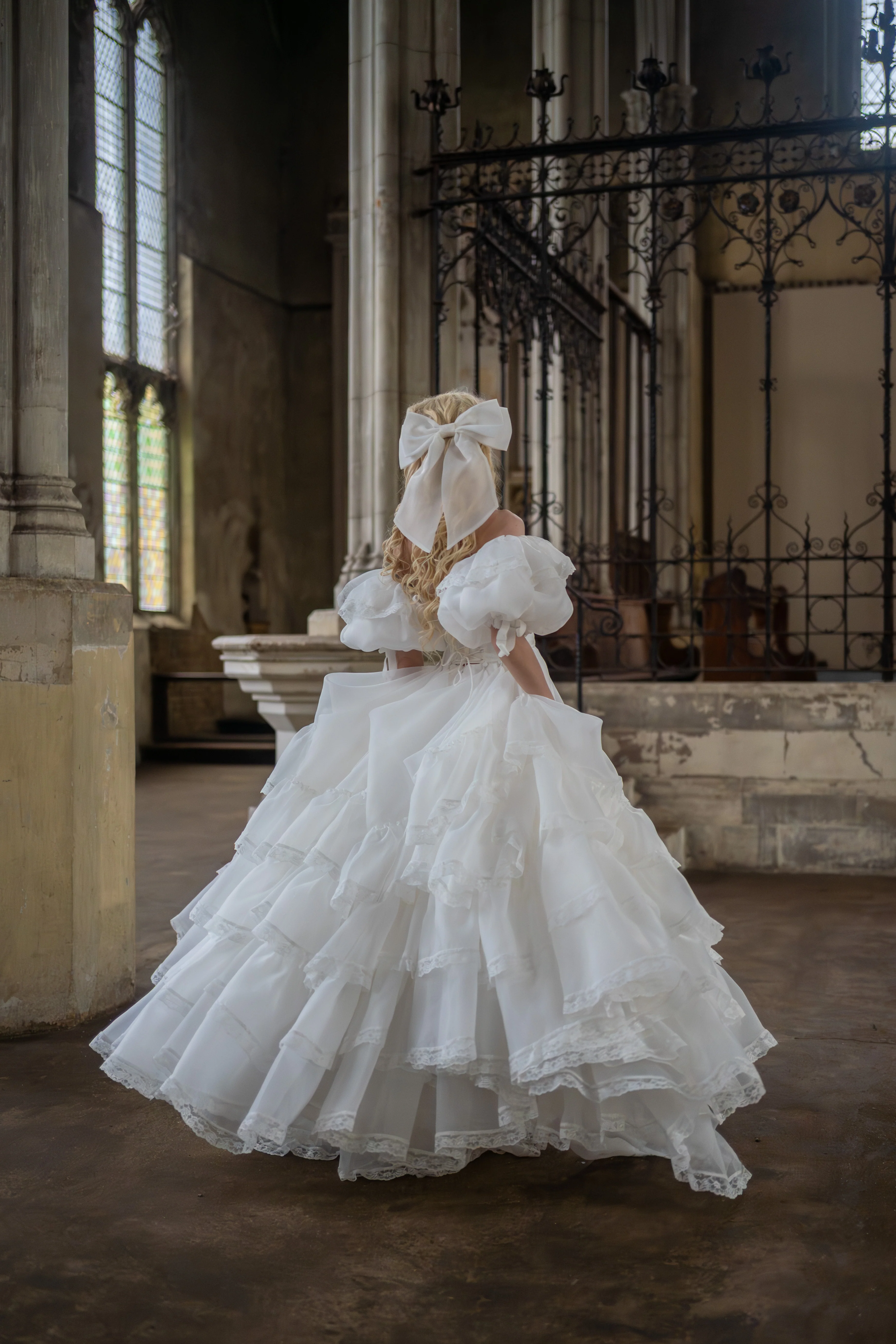 Créme Chantilly Ingénue Gown - Image 5