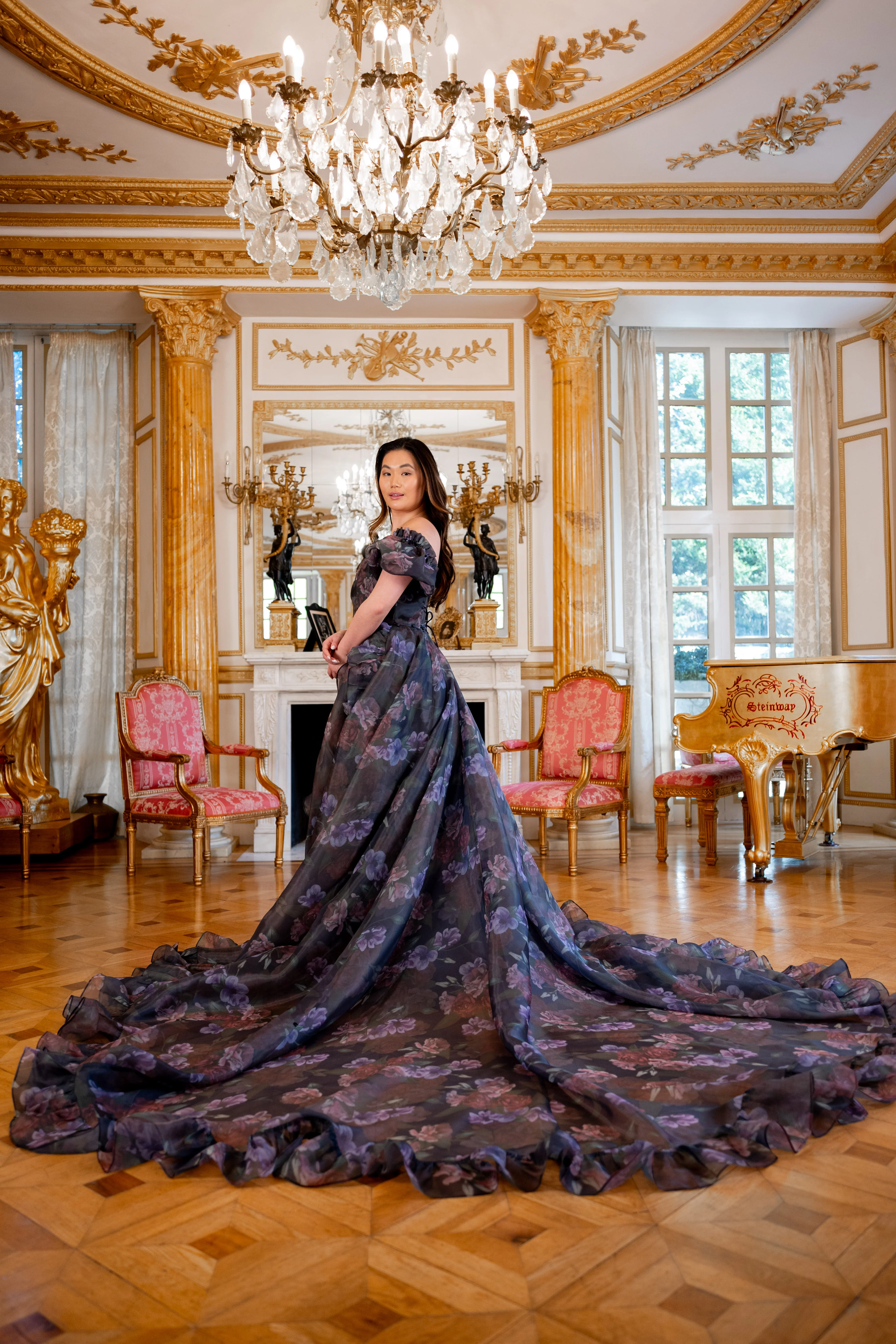Odile's Triumph Chateau Train Gown - Image 12