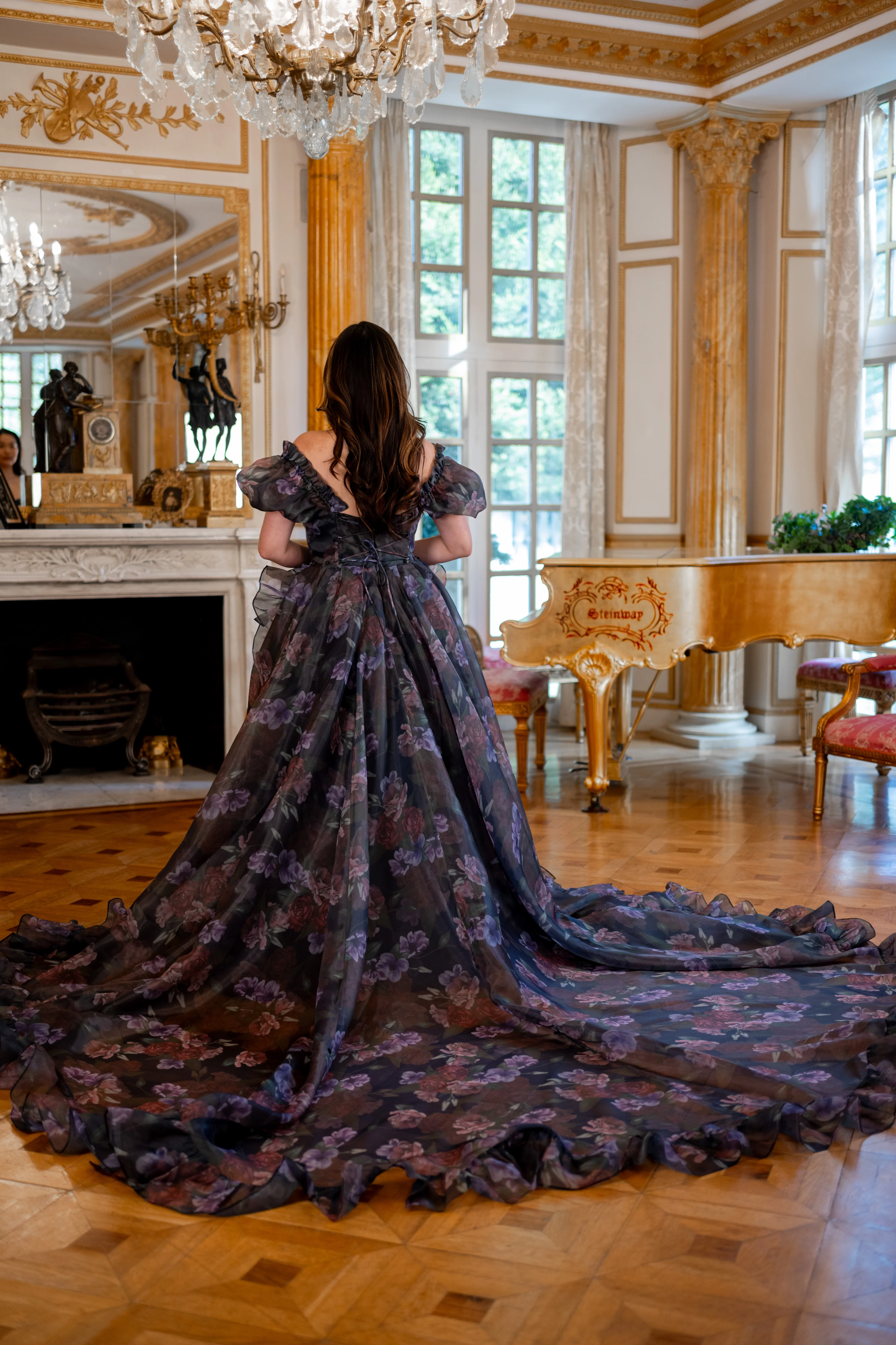 Odile's Triumph Chateau Train Gown - Image 17