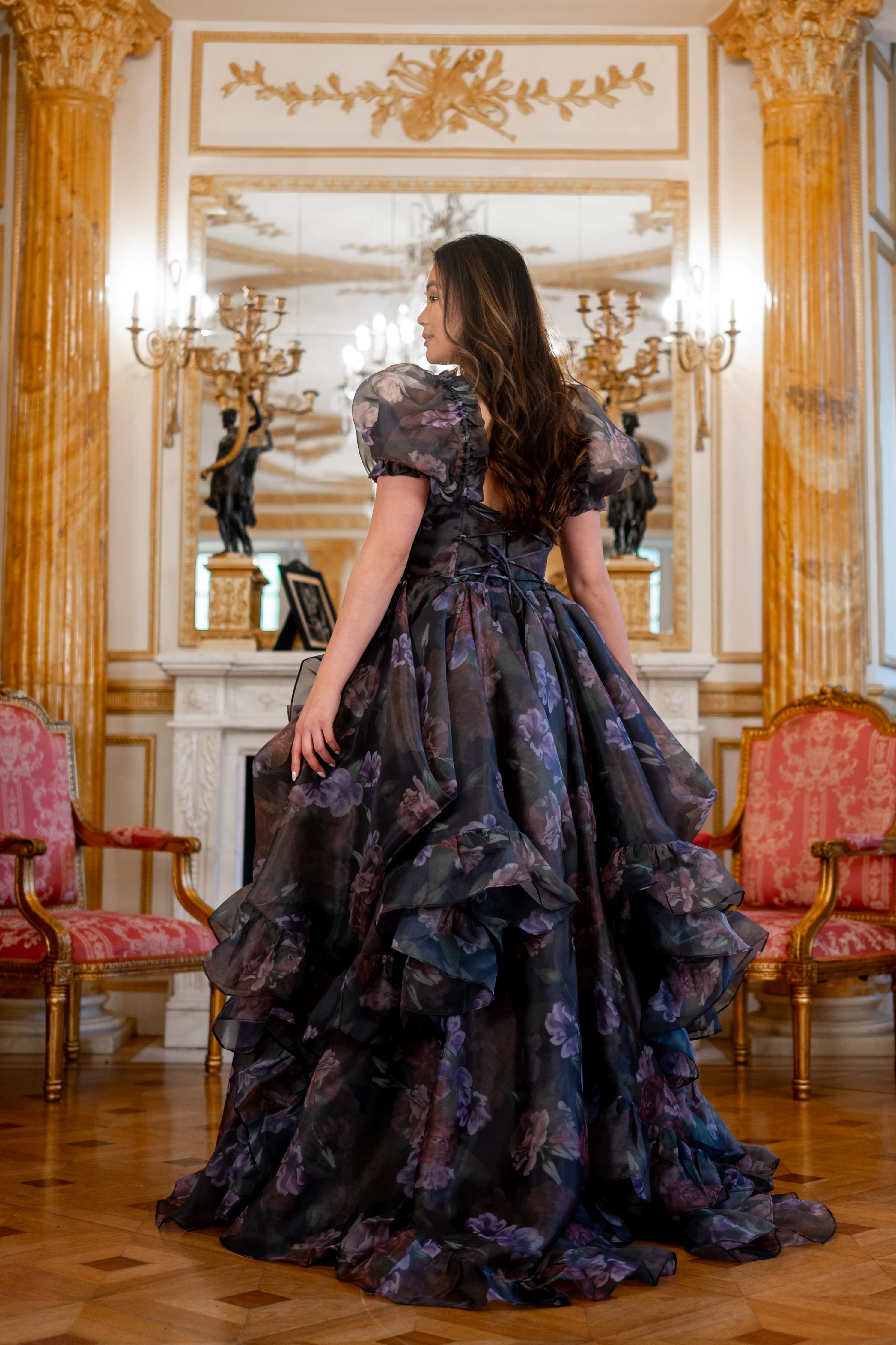 Odile's Triumph Chateau Train Gown - Image 18