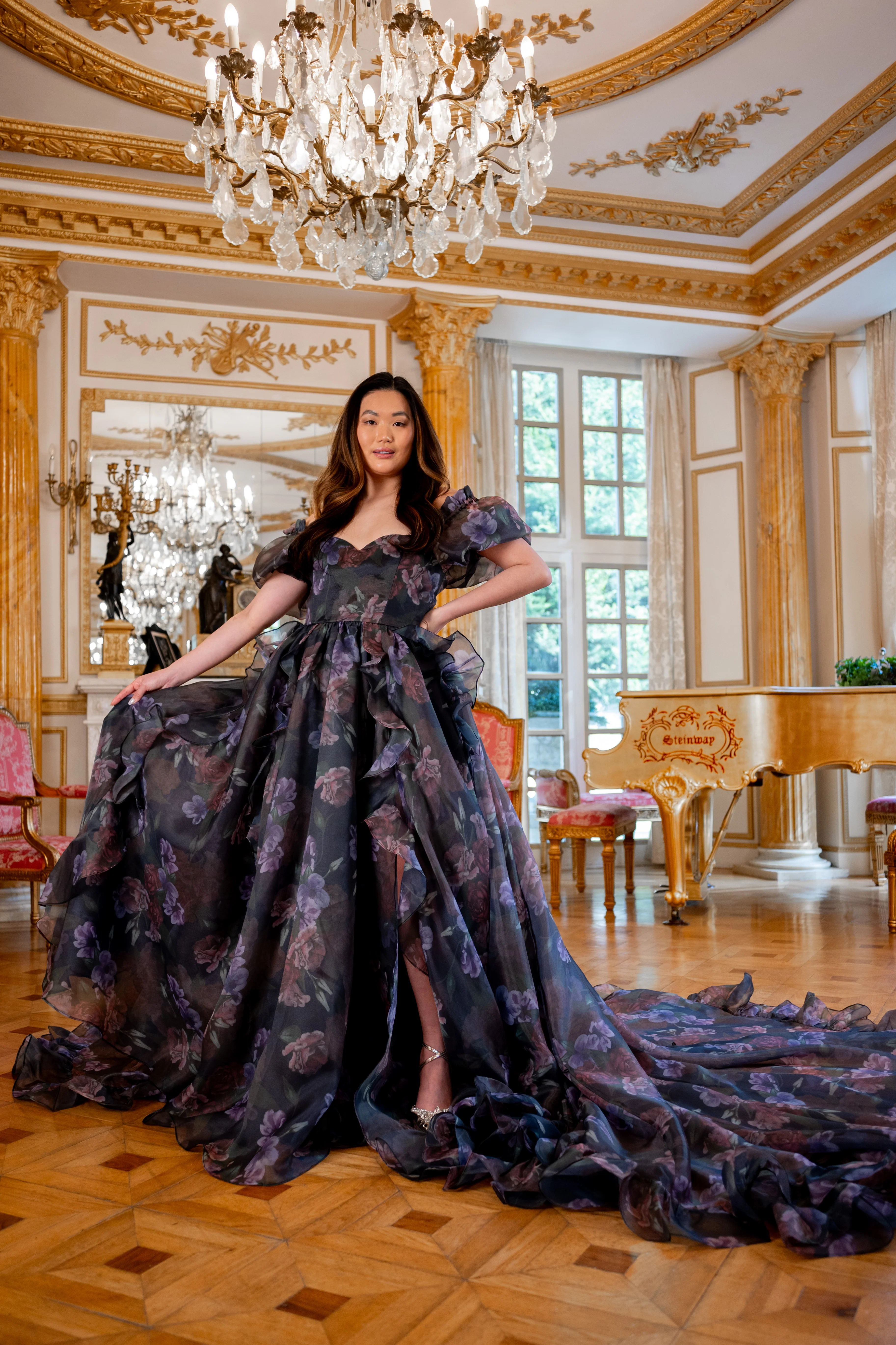 Odile's Triumph Chateau Train Gown - Image 21