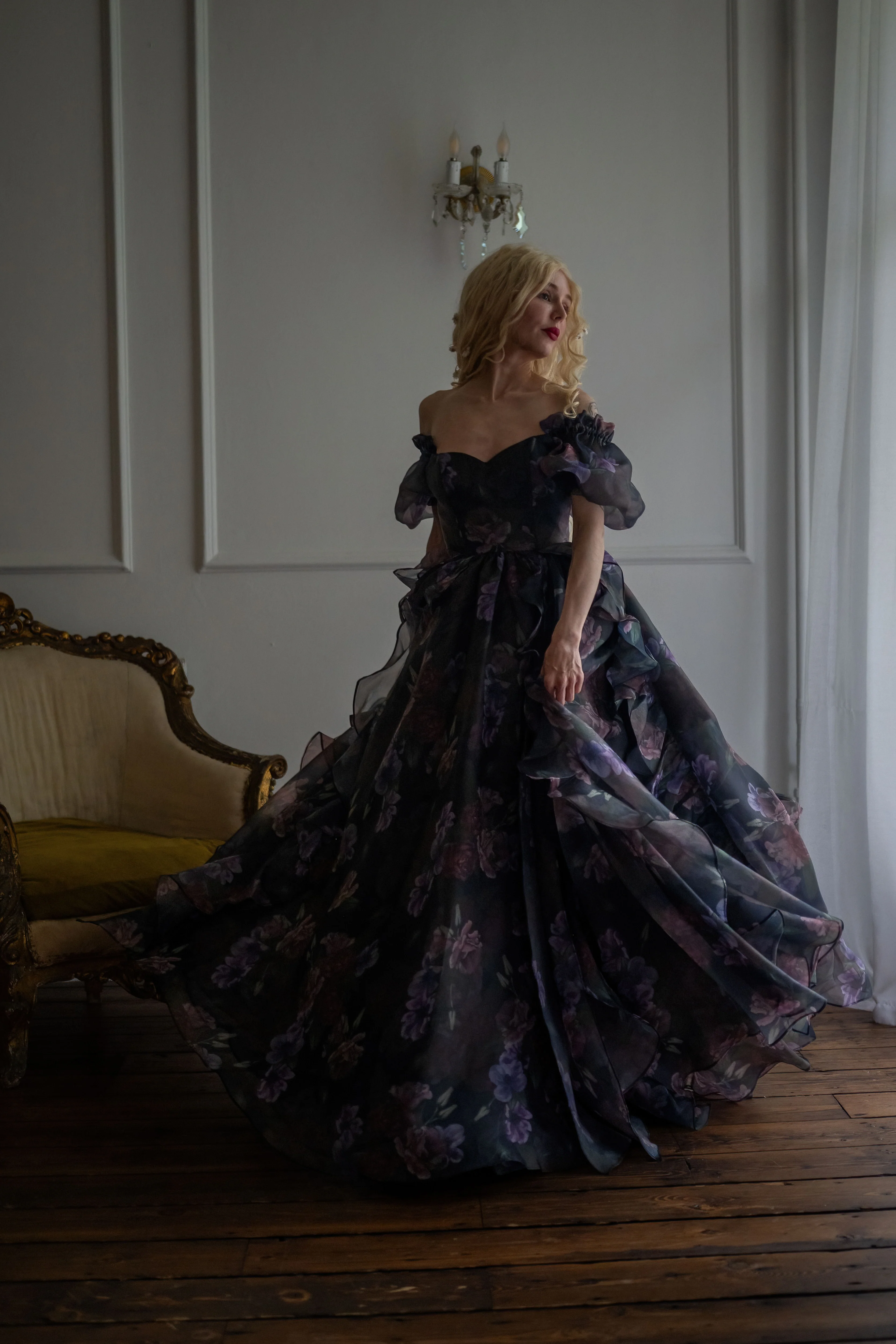 Odile's Triumph Chateau Train Gown - Image 5