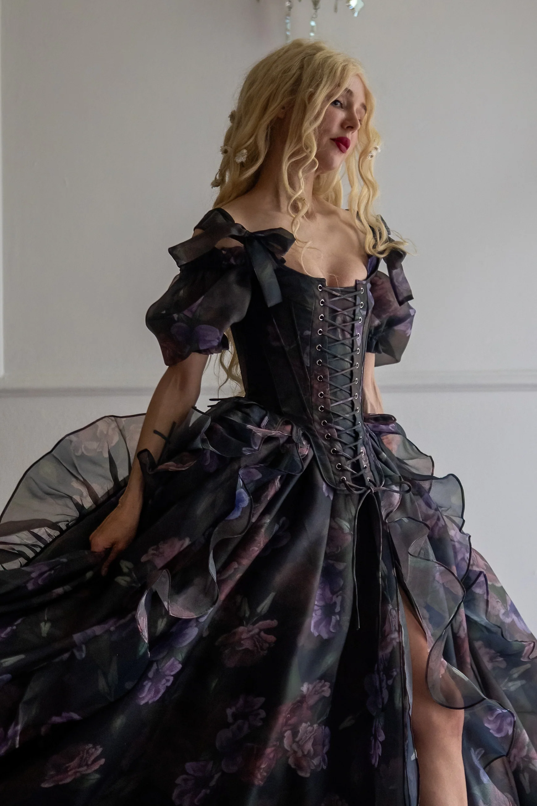 Odile's Triumph Chateau Train Gown - Image 19