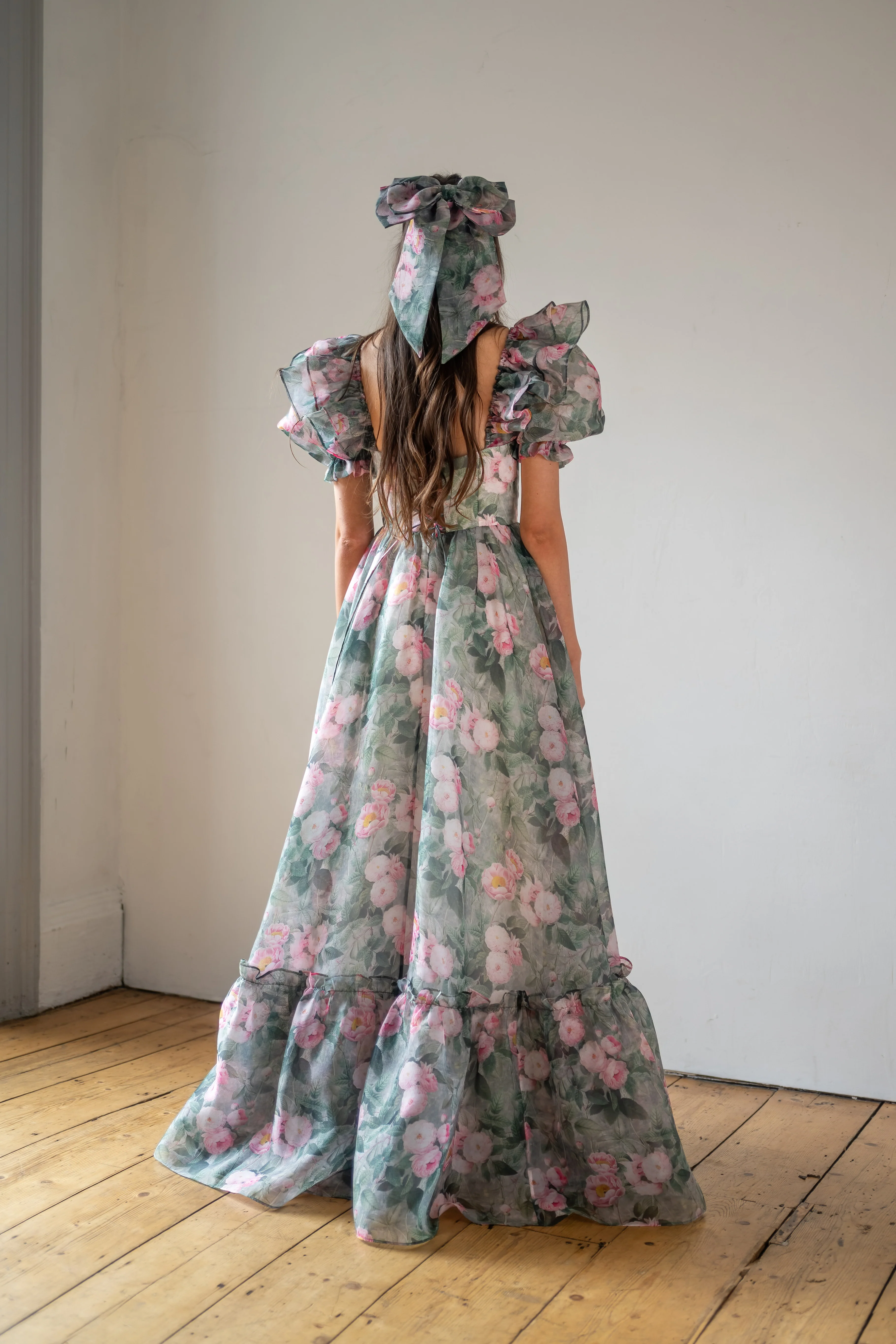Peony Bouquet Sorority Gown - Image 17
