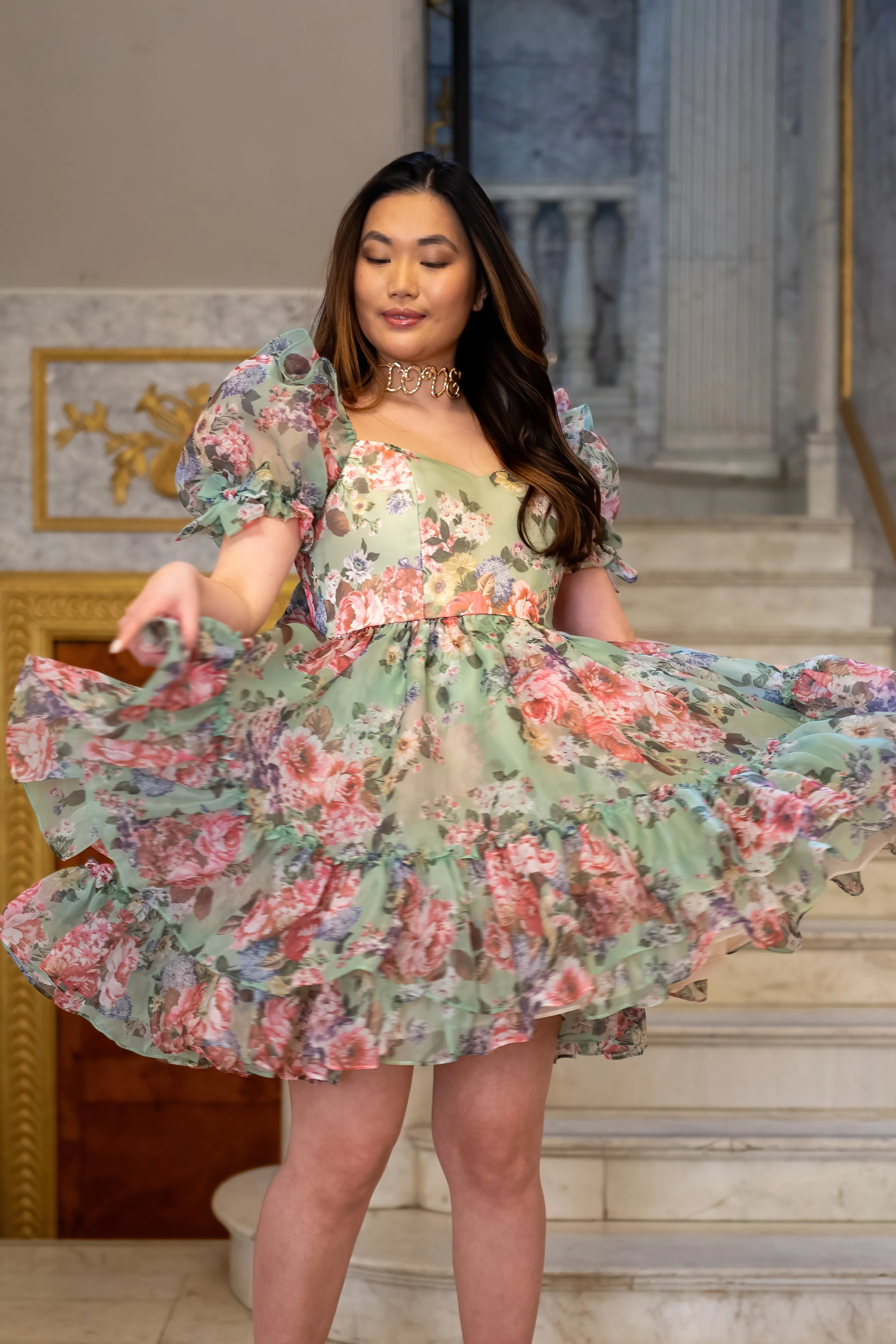 Primavera Flora Balmoral Dress - Image 20