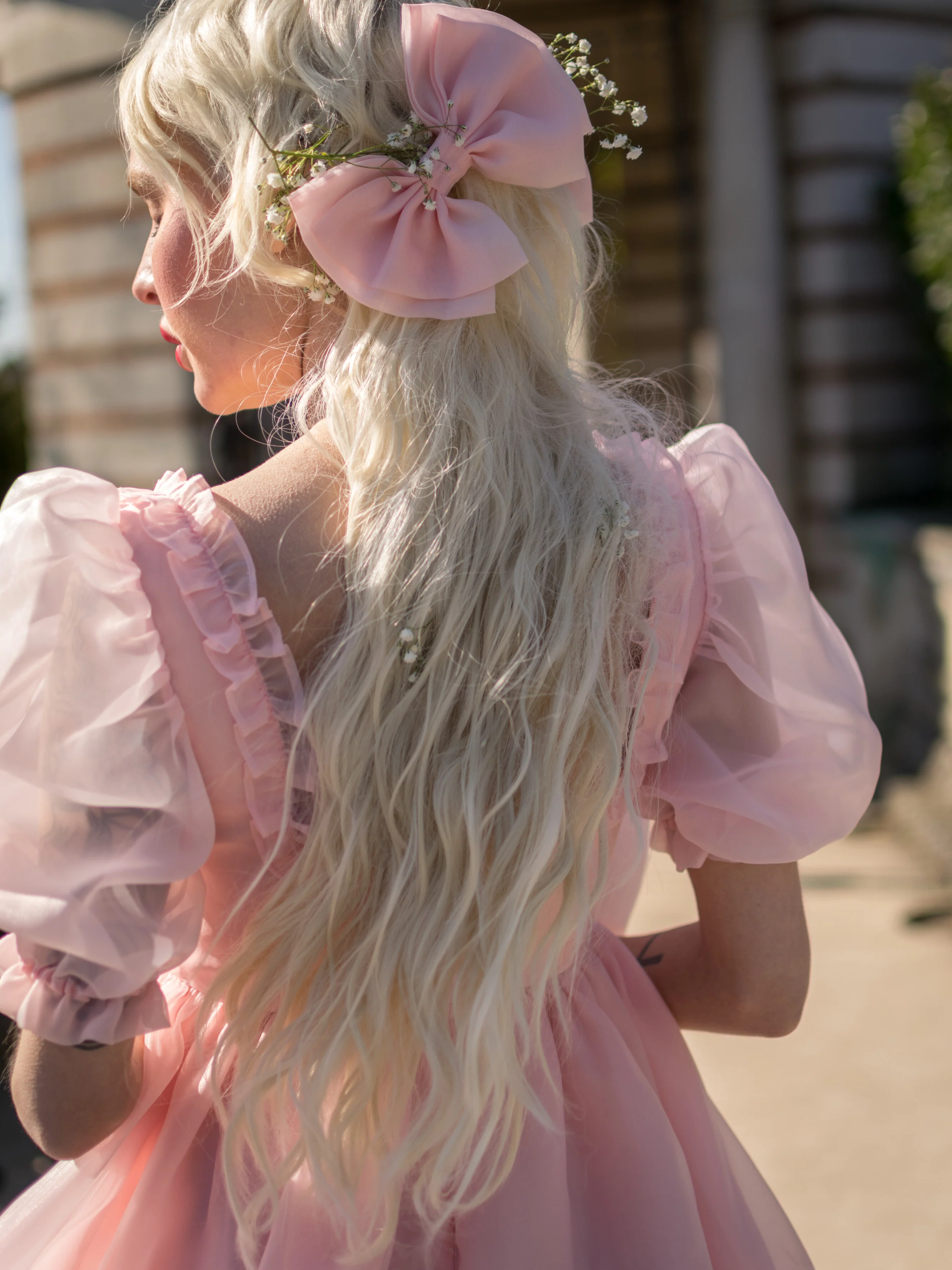 Rosewater French Fancy Bow - Image 3